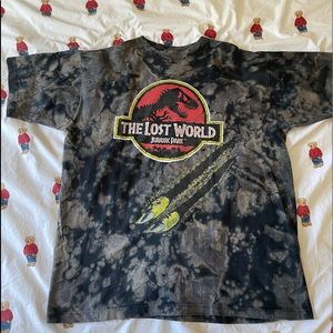 RARE VTG Jurassic Park All Over Print Tee